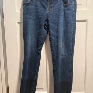 CAbi Women's Straight Leg Blue Jeans